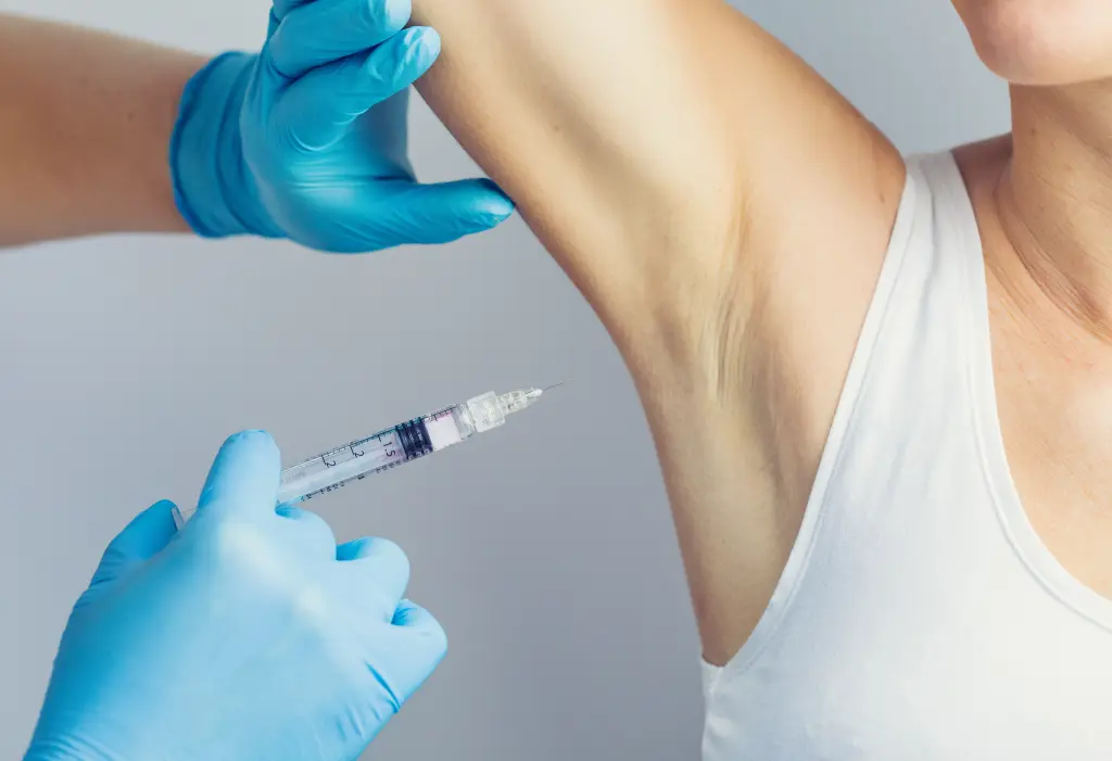 Underarm botulinum injection – advanced training for aesthetic medicine