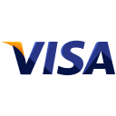 Visa logo – credit card payment option