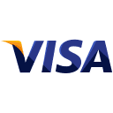 Visa logo – credit card payment option